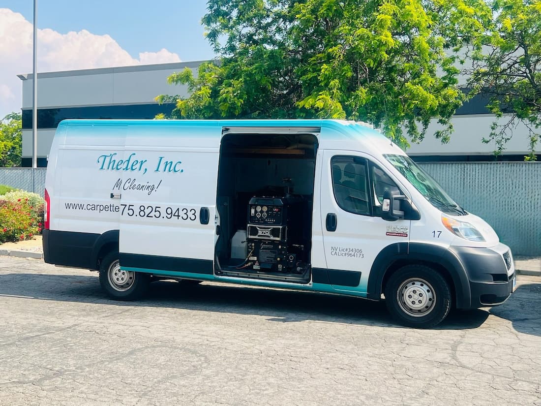 The Carpet Tender Inc. service truck